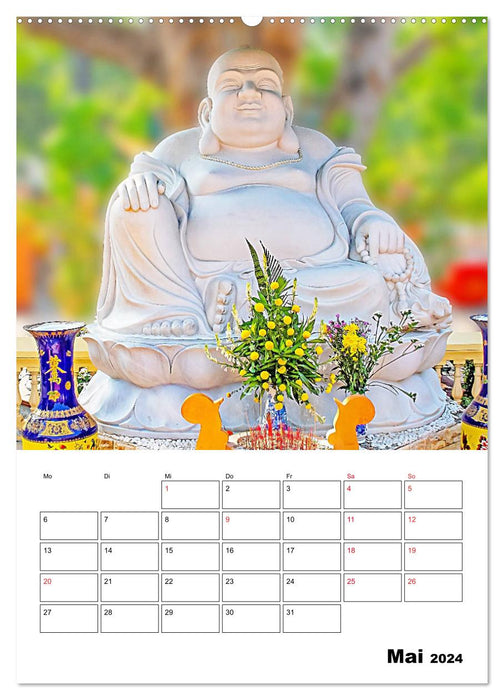 Ho Chi Minh City - the most beautiful sights (CALVENDO wall calendar 2024) 