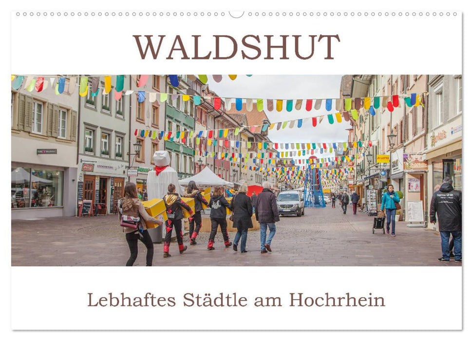 Waldshut - Lebhaftes Städtle am Hochrhein (CALVENDO Wandkalender 2024)