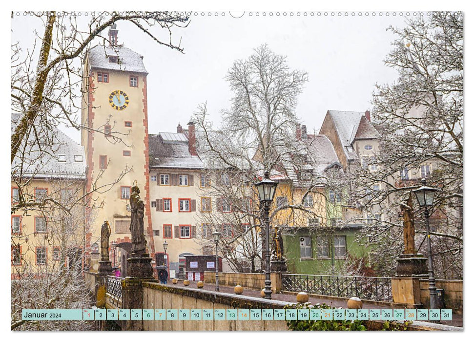 Waldshut - Lively town on the Upper Rhine (CALVENDO wall calendar 2024) 