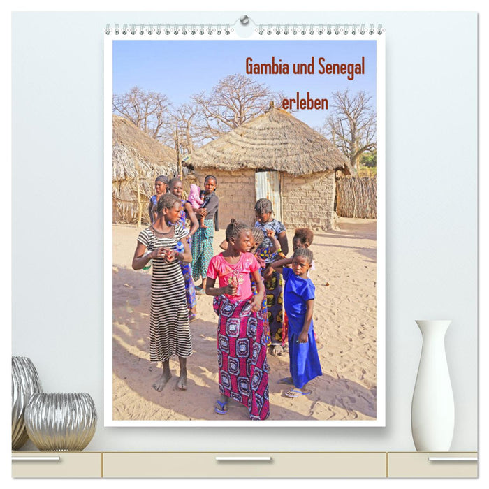 Gambia und Senegal erleben (CALVENDO Premium Wandkalender 2024)