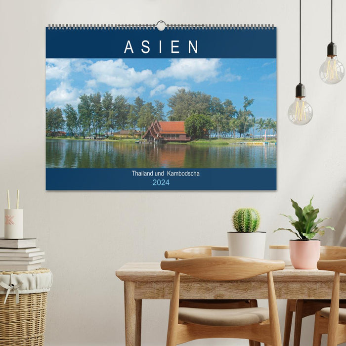 Asia - Thailand and Cambodia (CALVENDO wall calendar 2024) 