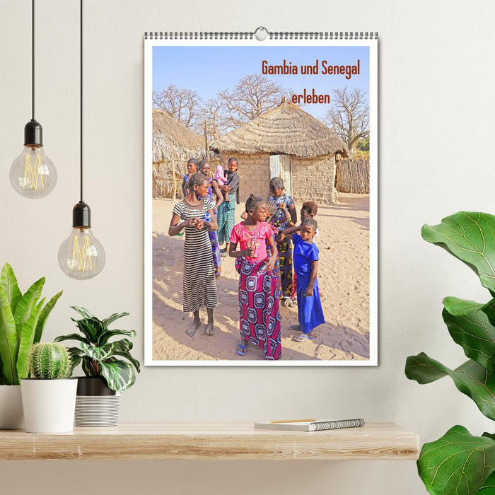 Experience Gambia and Senegal (CALVENDO wall calendar 2024) 