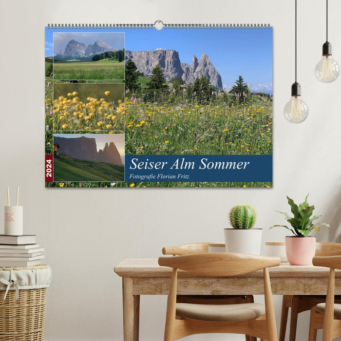 Seiser Alm Sommer (CALVENDO Wandkalender 2024)