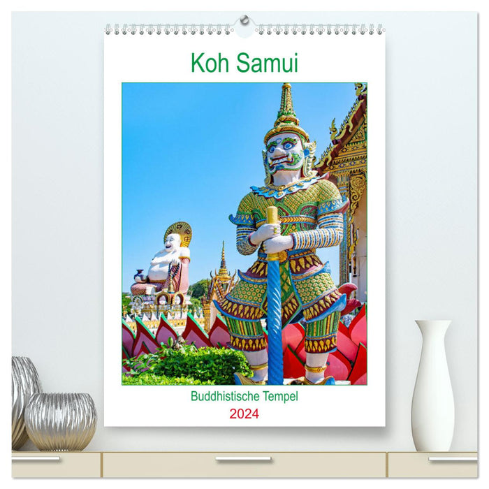 Koh Samui - Buddhist Temples (CALVENDO Premium Wall Calendar 2024) 