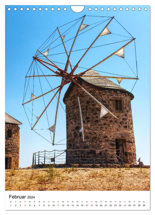 Die Windmühle - Eindrücke und Momente (CALVENDO Wandkalender 2024)