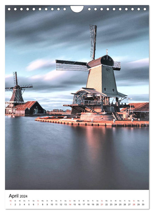 The windmill - impressions and moments (CALVENDO wall calendar 2024) 