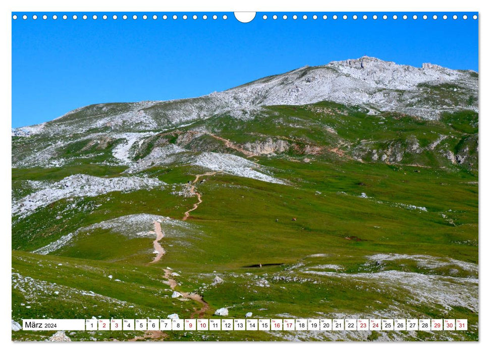 Der Schlern - Magie und Mythos im Herzen der Dolomiten (CALVENDO Wandkalender 2024)