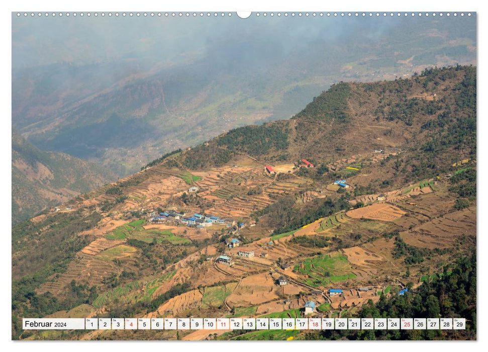 Dream trekking in NEPAL, from Jiri to Everest Base Camp (CALVENDO wall calendar 2024) 