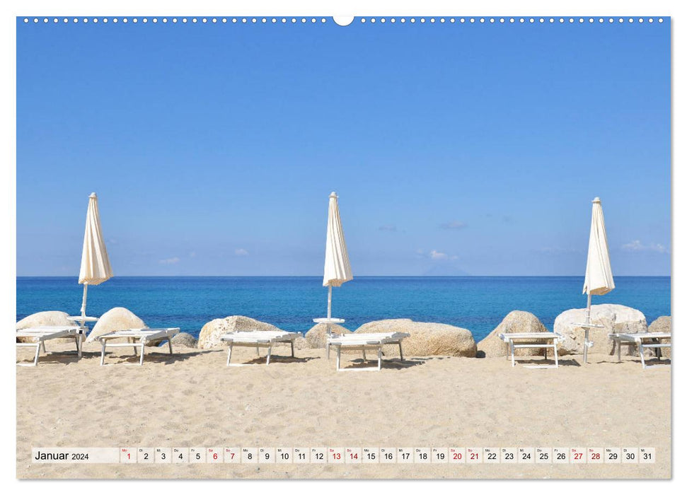 Süditalien - Urlaubsträume vom Meer (CALVENDO Wandkalender 2024)