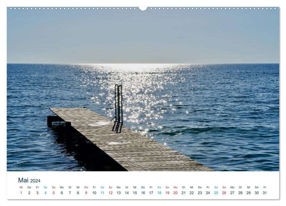 Der Fehmarn-Steg (CALVENDO Premium Wandkalender 2024)