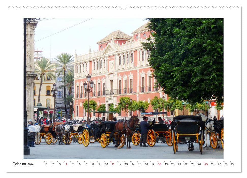 Sevilla Eine Stadt zum Träumen (CALVENDO Wandkalender 2024)
