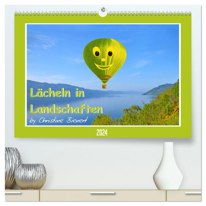 Lächeln in Landschaften (CALVENDO Premium Wandkalender 2024)