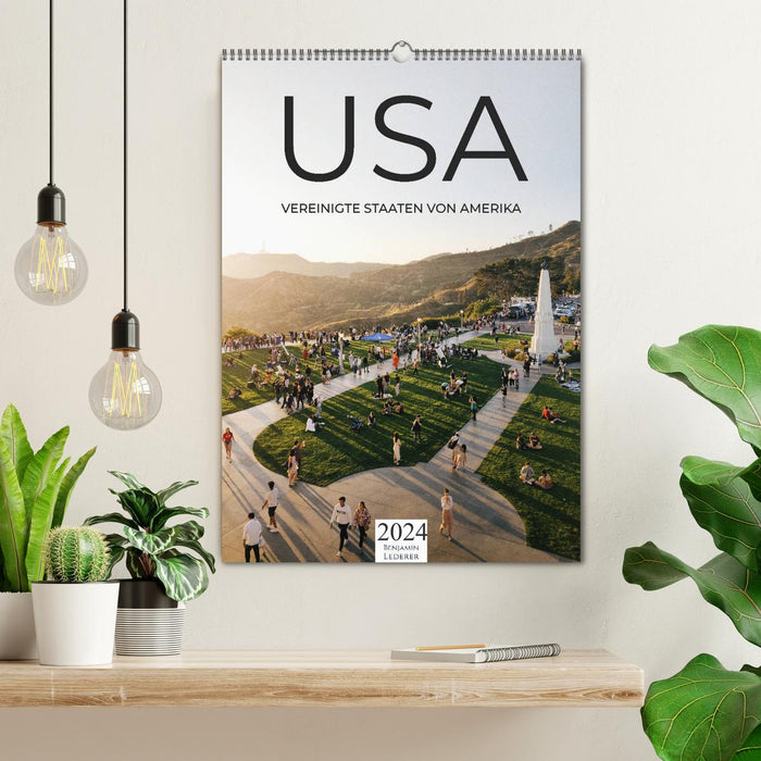 USA - Vereinigte Staaten von Amerika (CALVENDO Wandkalender 2024)