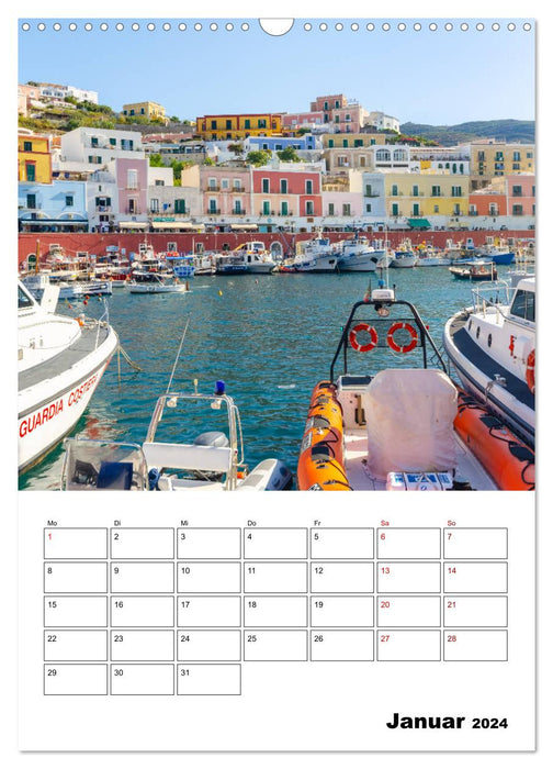 Insel Ponza - Italien (CALVENDO Wandkalender 2024)