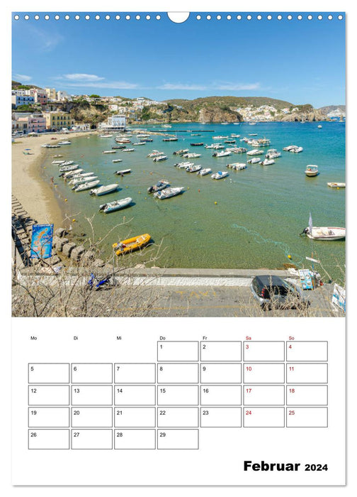 Insel Ponza - Italien (CALVENDO Wandkalender 2024)