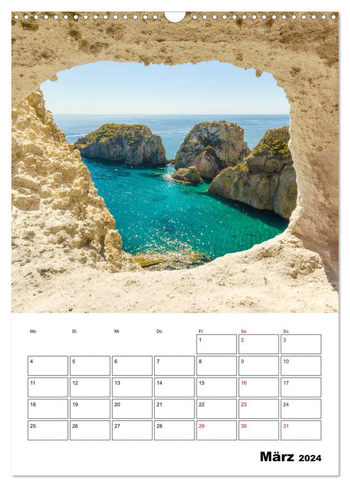 Insel Ponza - Italien (CALVENDO Wandkalender 2024)