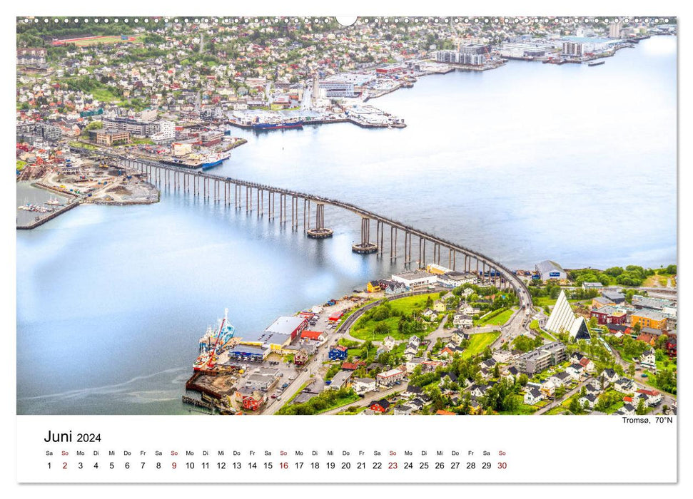 Zwischen Trondheim und Spitzbergen (CALVENDO Premium Wandkalender 2024)