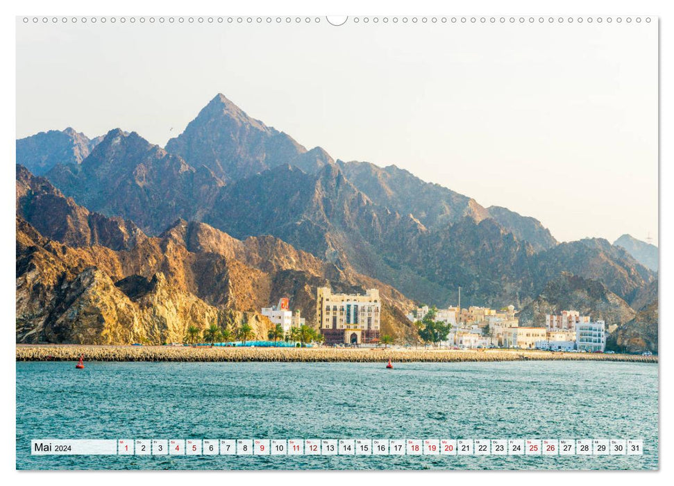 Entlang der Küste von Muscat (CALVENDO Premium Wandkalender 2024)