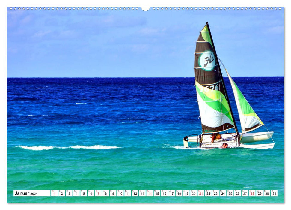Lust auf Meer - Wasserfreuden in Kuba (CALVENDO Premium Wandkalender 2024)