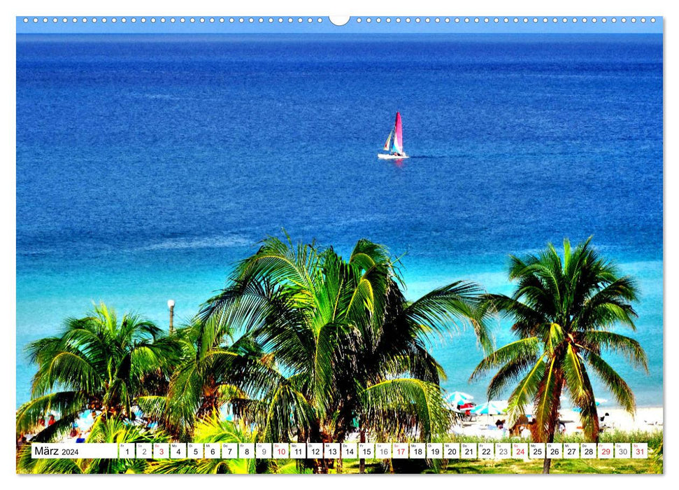 Lust auf Meer - Wasserfreuden in Kuba (CALVENDO Premium Wandkalender 2024)