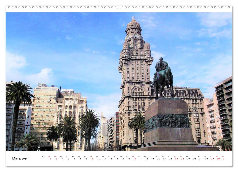 Südamerika - Argentinien, Chile, Uruguay (CALVENDO Wandkalender 2024)