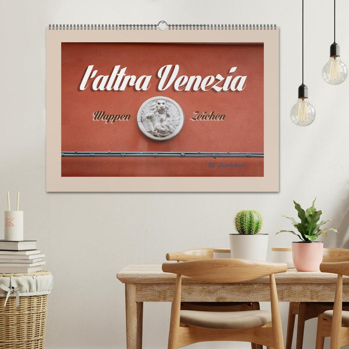 l´altra Venezia Wappen Zeichen (CALVENDO Wandkalender 2024)