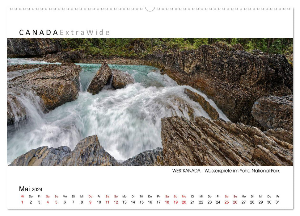 Impressionen aus WESTKANADA Panoramabilder (CALVENDO Premium Wandkalender 2024)