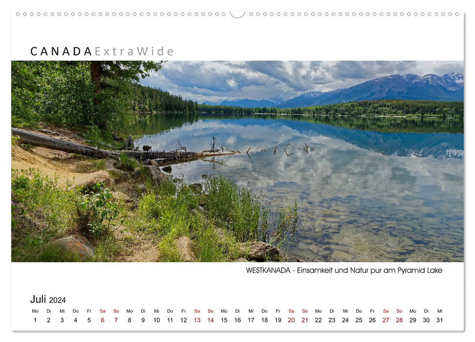 Impressionen aus WESTKANADA Panoramabilder (CALVENDO Premium Wandkalender 2024)