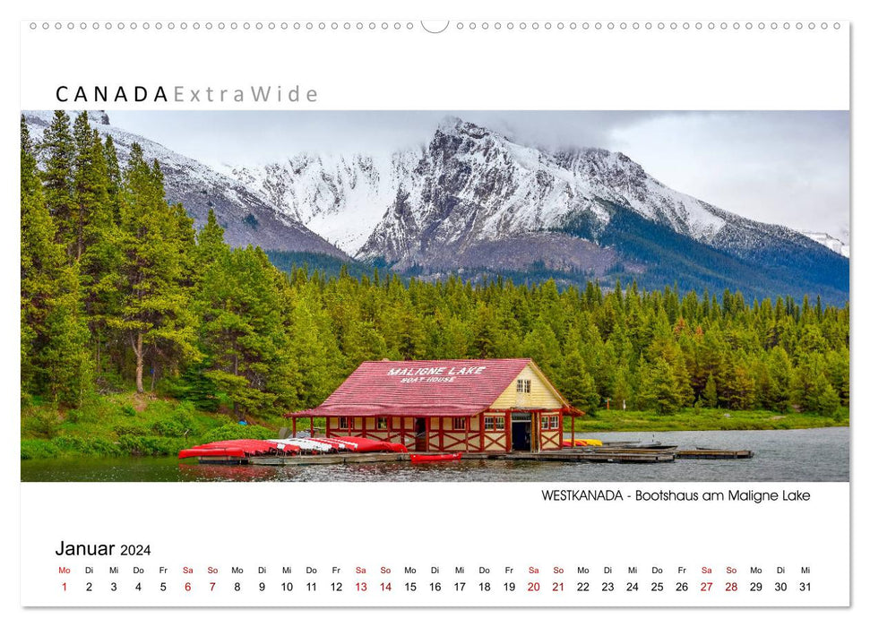 Impressionen aus WESTKANADA Panoramabilder (CALVENDO Wandkalender 2024)