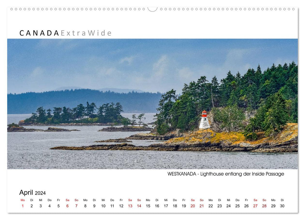 Impressionen aus WESTKANADA Panoramabilder (CALVENDO Wandkalender 2024)