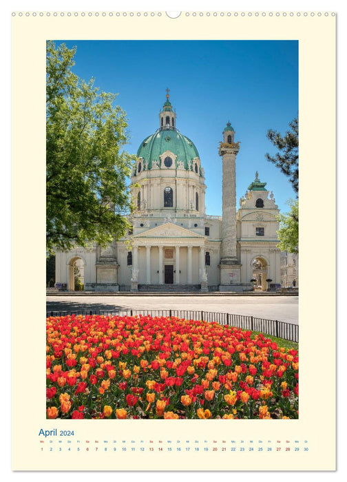 Meine schöne Stadt - ein Spaziergang durch Wien (CALVENDO Premium Wandkalender 2024)