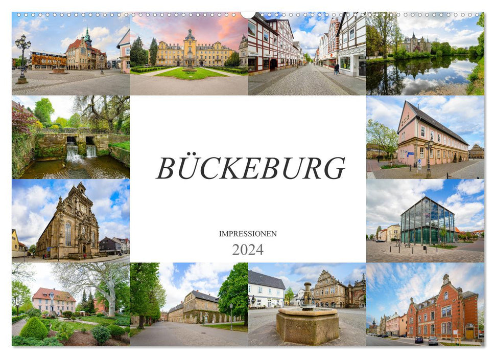 Bückeburg Impressionen (CALVENDO Wandkalender 2024)