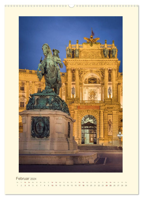 Meine schöne Stadt - ein Spaziergang durch Wien (CALVENDO Wandkalender 2024)