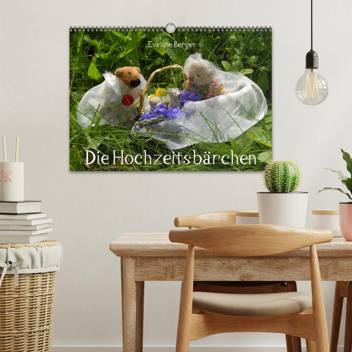 Die Hochzeitsbärchen (CALVENDO Wandkalender 2024)