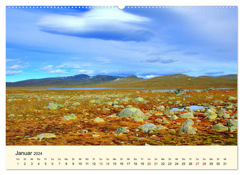 Norwegen - Hochebene Valdresflye (CALVENDO Premium Wandkalender 2024)