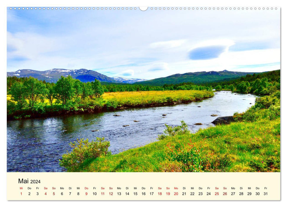 Norwegen - Hochebene Valdresflye (CALVENDO Premium Wandkalender 2024)