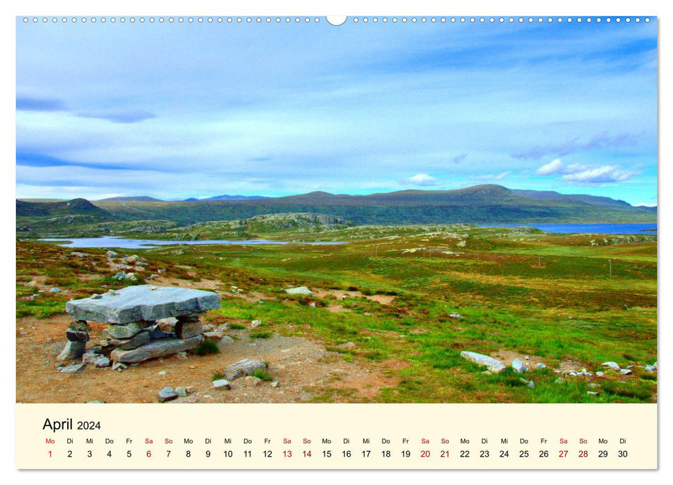 Norwegen - Hochebene Valdresflye (CALVENDO Wandkalender 2024)