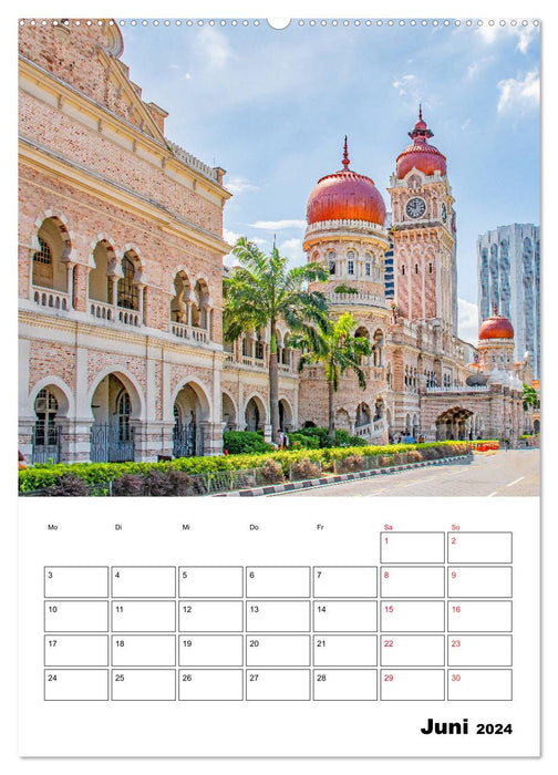 Kuala Lumpur - eine faszinierende Großstadt Asiens (CALVENDO Premium Wandkalender 2024)