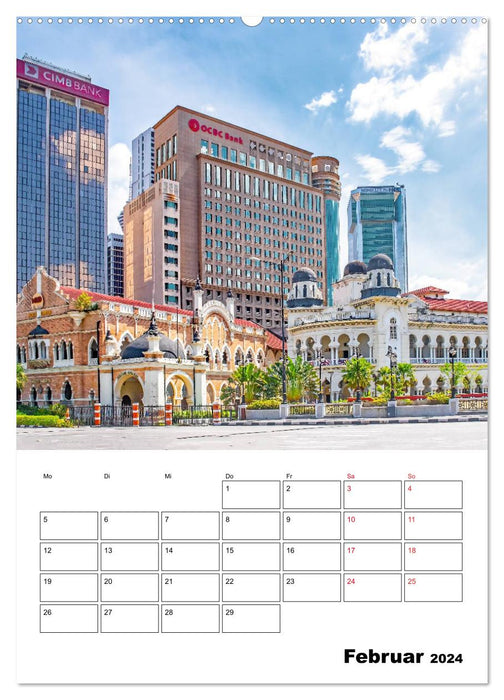 Kuala Lumpur - eine faszinierende Großstadt Asiens (CALVENDO Wandkalender 2024)