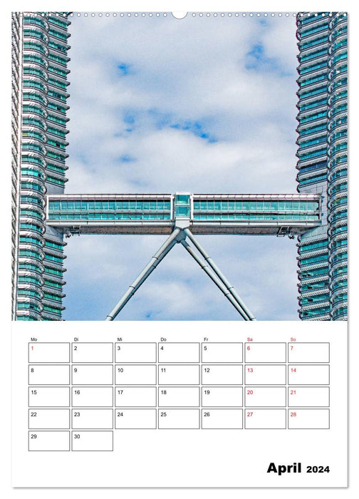 Kuala Lumpur - eine faszinierende Großstadt Asiens (CALVENDO Wandkalender 2024)