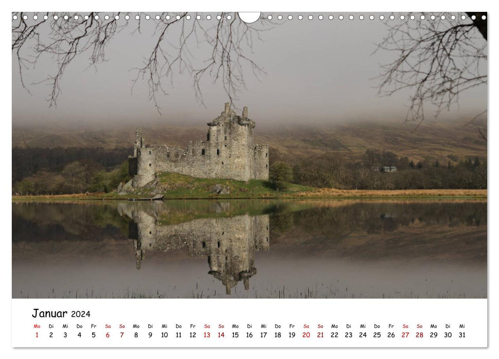 Schottland - Das Land mit rauem Charme (CALVENDO Wandkalender 2024)