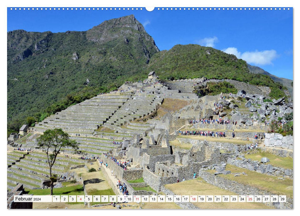 Bâtiments incas au PÉROU, bâtiments d'un grand empire (calendrier mural CALVENDO 2024) 