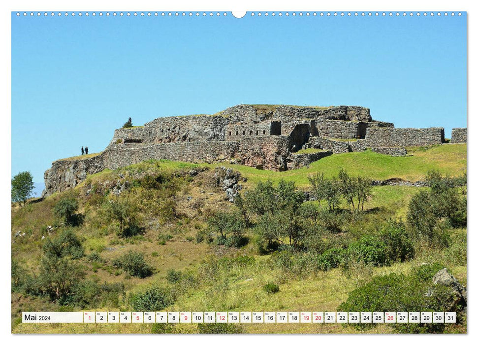 Bâtiments incas au PÉROU, bâtiments d'un grand empire (calendrier mural CALVENDO 2024) 