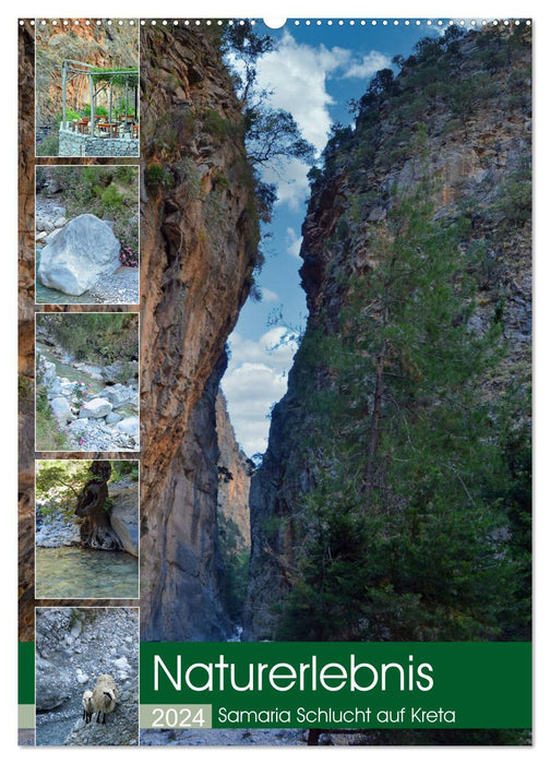 Expérience nature Gorges de Samaria en Crète (calendrier mural CALVENDO 2024) 