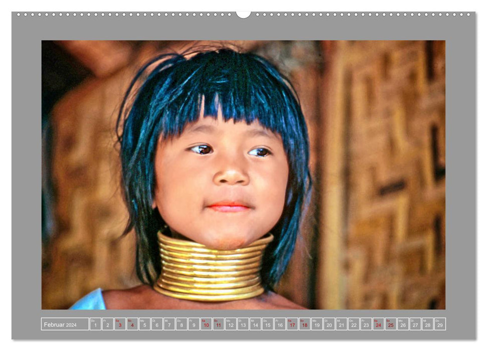 Kinderaugen aus Asien (CALVENDO Wandkalender 2024)