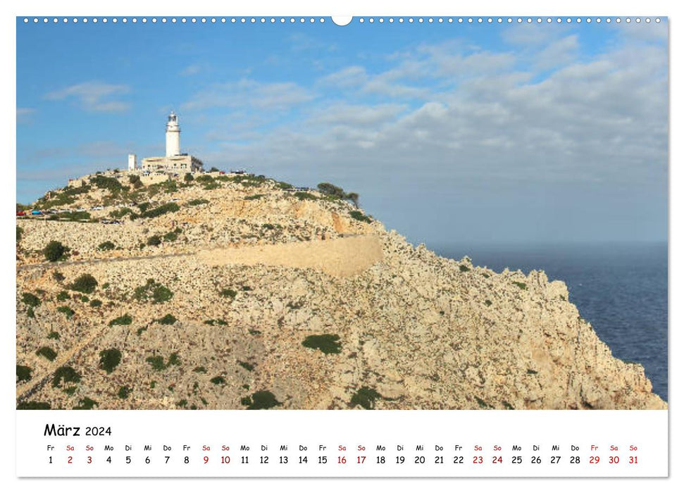 Mallorca - Paradies im Mittelmeer (CALVENDO Wandkalender 2024)