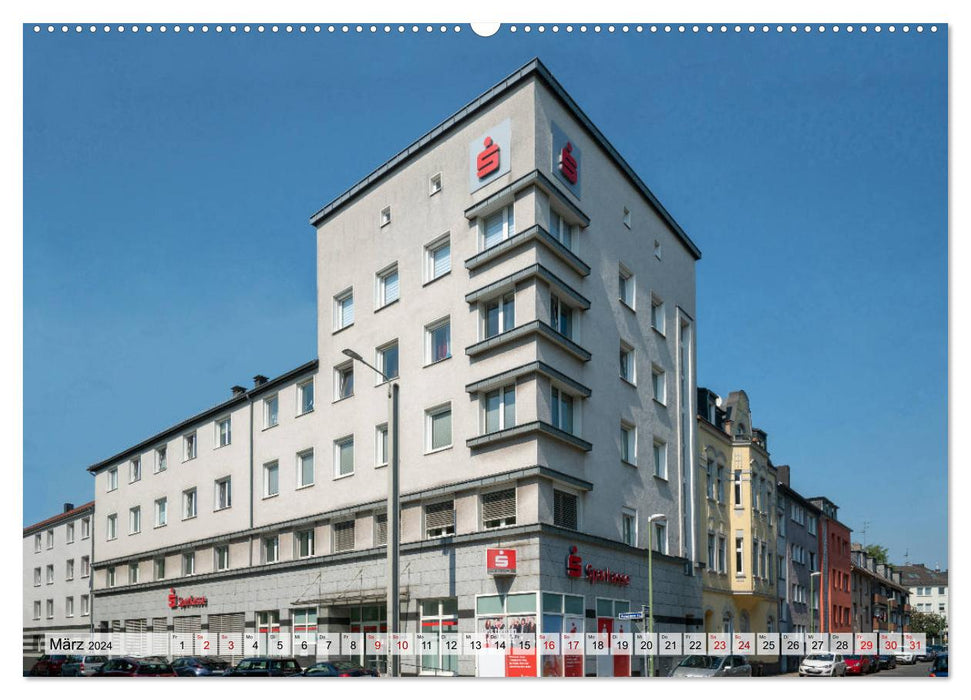 Architecture Bauhaus à Essen (calendrier mural CALVENDO 2024) 