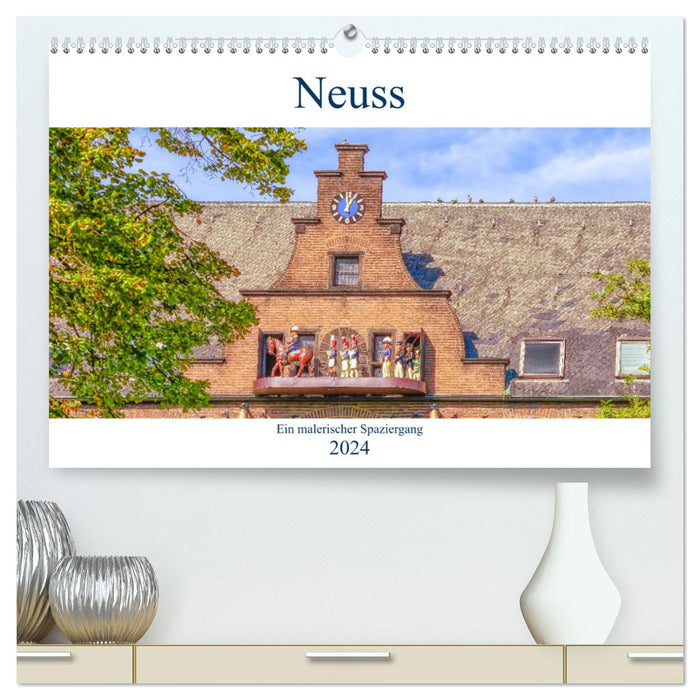 Neuss - Une promenade pittoresque (Calvendo Premium Wall Calendar 2024) 