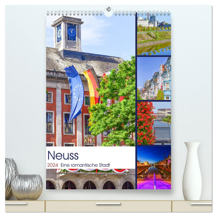 Neuss - Une ville romantique (Calendrier mural CALVENDO Premium 2024) 