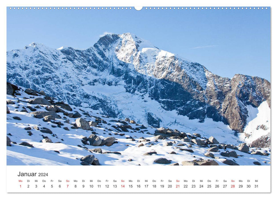 Le Dreiherrenspitze 3499m (Calendrier mural CALVENDO Premium 2024) 